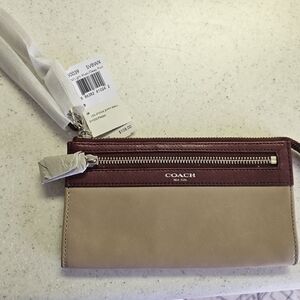 Coach Two-Tone Wristlet